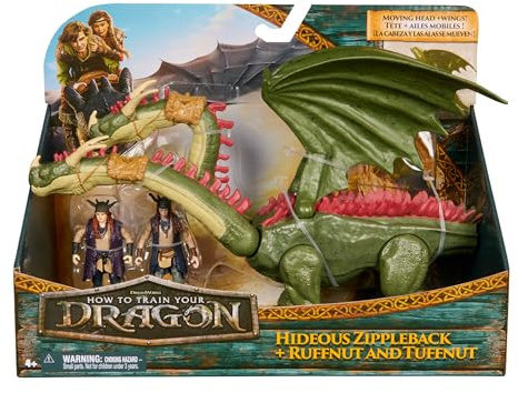 Dragons DreamWorks How to Train Your Dragon, Horribilante, Tête et Tête Brute, Jouets pour Enfants, 4 Ans, Multicolore, 6074244