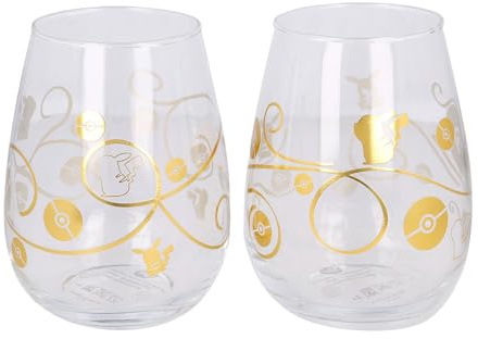 Elbenwald 2er Set Gläser - verschiedene Motive 510ml (Pokemon - Pikachu)