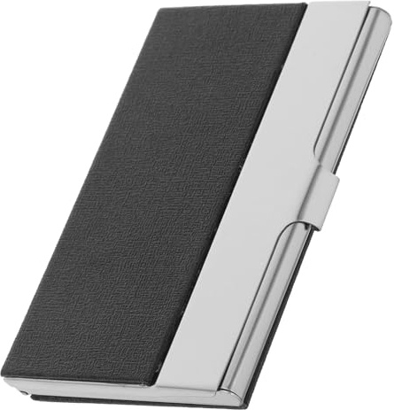 HOODANCOS Edelstahl Kartenetui für Damen mit Robustem Material Schlankem Design und Ausreichend Platz für Mehrere Visitenkarten für Meetings und Täglichen Gebrauch