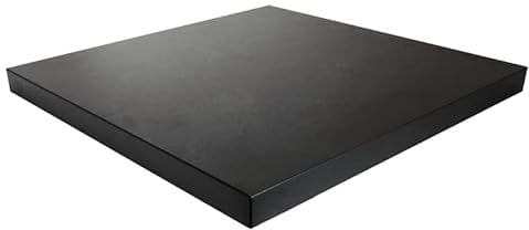 Dekorspanplatte Schwarz Matt Miniperl, als Tischplatte, Schreibtischplatte, Laden- und Möbelbau, 70x50 cm, Stärke: 19 mm