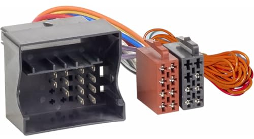 Audioproject A186 - Adattatore autoradio Quadlock ISO compatibile Citroen Berlingo Picasso C2 C3 C4 C5 C6 C8 Peugeot 207 307 308 407 507