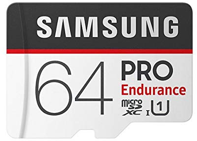 Samsung PRO Endurance 64 GB microSDXC UHS-I U3 100 MB/s Video Monitoring Memory Card with Adapter (MB-MJ64GA)
