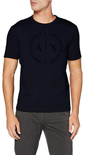 Armani Exchange Herren 8nztcd T-Shirt, Blau, M