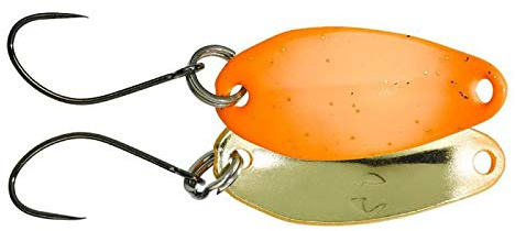 Gunki Spoon Reinbo Slide 2,48cm 3,5g - Forellenblinker, Gunki Farben:ORANGE/Gold