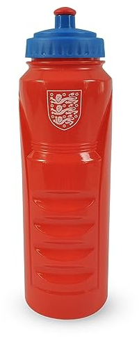 Hy-Pro Officially Licensed England FA 1 Litre Sports Water Bottle | 1L, Reuseable, BPA Free Retractable Nozzle, Lightweight, Sports Bottle, Leakproof, Euros