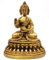AB India Crafts Buddha Messing Figur 10x7,5x5,5 cm 350 g