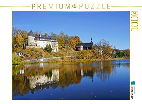CALVENDO Puzzle EIN Motiv aus dem Kalender Burgen und Schlösser im Harz im Herbst | 1000 Teile Lege-Größe 64 x 48 cm Foto-Puzzle für glückliche Stunden