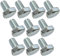 AERZETIX - C47347 - Lot de 10 pièce - Boulons M10x16 - à tête Hexagonale - Ø10x16mm - DIN 933 - Classe 8.8 - en Acier Zingué - Bricolage - Outillage d'assemblage/Quincaillerie