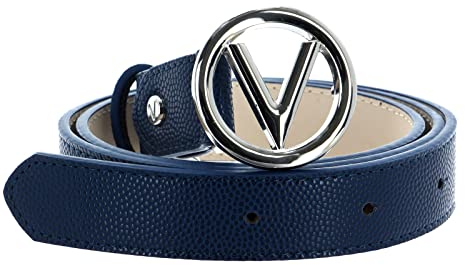 VALENTINO Round Belt W120 Blu/Nichel - kürzbar