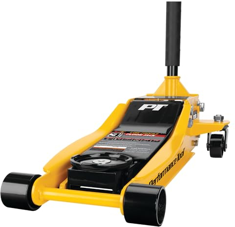 Performance Tool W1626 3 Tonnen Rapid Lift Low Profile Bodenwagenheber (8,9 cm bis 50,8 cm Hubbereich)