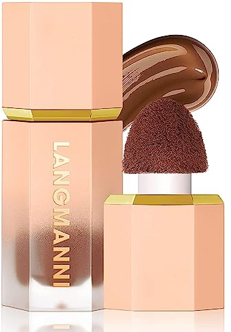 Liquid Contour Stick -Built-in Sponge Tip Sculpted Complexion Wand Contour Waterproof Long Lasting Natural Bronzer Smooth Face Highlighter Beauty Contour Stick (# 103, 1)