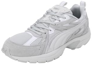 PUMA Unisex MILENIO TECH Suede Sneaker, Cool Light Gray-Feather Gray White, 6.5 UK