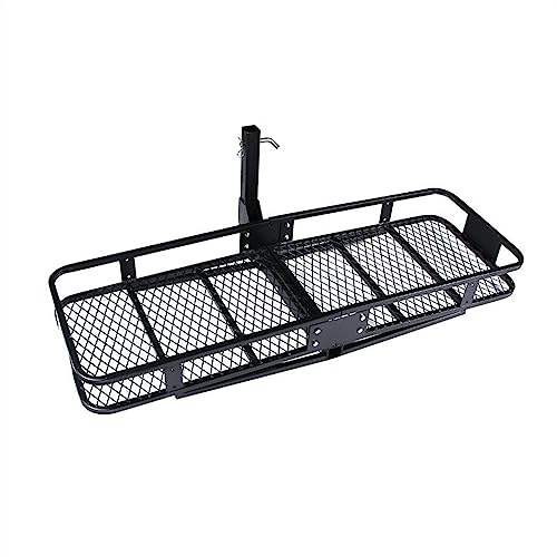 Dachträger 150 cm Korb zusammenklappbar für Frachtträger zusammenklappbar Stahlgeflecht Gepäckträger Korbträger Gepäckkupplung Anhängerkupplung Autodach 500 Pfund Dachgepäckquerträger-Auto