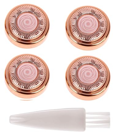 Gesichtshaarentferner Ersatzköpfe der Generation, 4 Stück Weibliche Haarentfernungs-Ersatzwerkzeuge, Gesichts-Epilierer-Ersatzköpfe, Ersatzköpfe Für Gesichtshaarentferner für Lippen Kinn Wangen