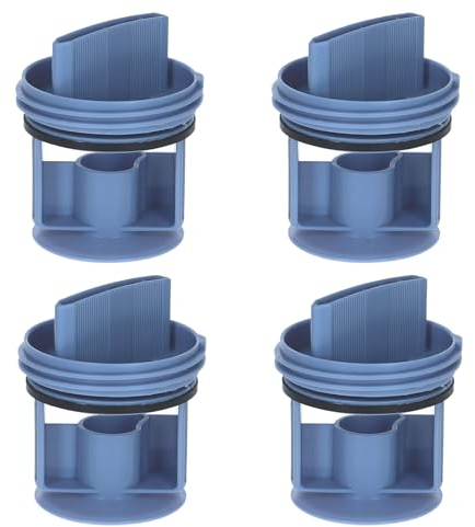 CLKE 4 Stück Flusensieb für Bosch Siemens, Flusensieb Waschmaschine Set, 00647920 00605010 00602008, Waschmaschine Zubehör, Flusensieb Kompatibel mit Siemens IQ700 Waschmaschine [Energieklasse A+++]