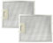 vhbw 2x Filter Metallfettfilter Ersatz für AEG 4055101671 für Dunstabzugshaube - 27,7 x 23 x 0,9 cm, Metall