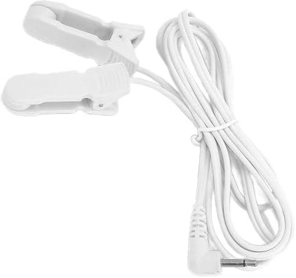 2PCS 1.2m Tens Ear Clip, 2.5mm Tens Machine Ear Clip, Electrode Wire Connecting Cable, Electrode Wire Lead Connecting Cable, TENS Massage Machine TENS Ear Clip for Digital Massage Machine