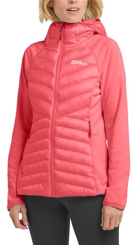 Jack Wolfskin Damen Routeburn Pro Hybrid W Softshelljacke, Sunset Coral, M EU