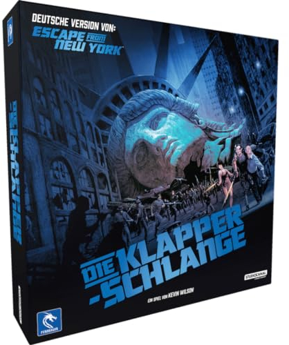 HeidelBÄR Games – Die Klapperschlange (Escape from New York) – Brettspiel zum Kultfilm, Kennerspiel – Deutsch – 1-4 Spieler – ab 13 Jahren