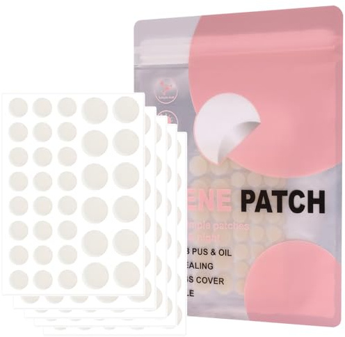SUMLIVING Acne Patches, 180 Pieces Invisible Spot Patches Stickers for Face, Pimple Stickers with Tea Tree Oil & Salicylic Acid (12mm & 9mm)