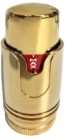 Myhomeware Thermostatic Radiator Heads 1pcs - Modern TRV Head Radiator Valve Thermostatic Radiator Valve Thermostatic Valve Head M30x1.5 Radiator Valves (Gold)