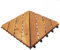 ShGaxin Lot de 20 dalles de porche en bois d'acacia pour piscine, terrasse, sol en bois extérieur, terrasse extérieure, sol, jardin, marron, 30 x 30 cm