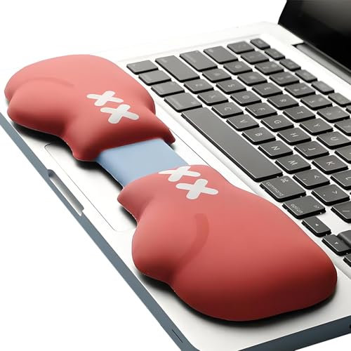 AIRCADIA Handballenauflage Tastatur Mauspad mit Gelkissen, Handgelenkstütze Mauspad Wrist Rest, Gaming Mousepad Surface Tastatur Handgelenk für Computer und Laptop, für Büro und Zuhause