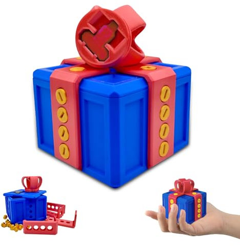 Hangsky 3D-gedruckte Geschenk Box, Nervige Geschenkbox, Neuheit Streich Geschenk-Box, Gag Geschenkbox Mit Schrauben, Neuartige Geschenkbox, Neuartige Geschenkverpackungsbox (A)