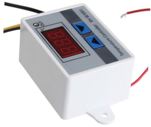 WOONEKY 220v 1500w Programmierbarer Digitaler Thermostat mit Mikrocomputersteuerung und 10a Schalter für Zentrale Klimaanlagen Ventilatorkonvektoren im Innenbereich