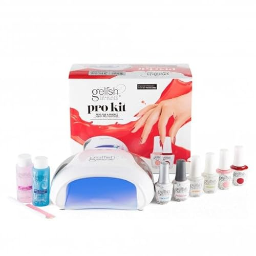 Gel Pro Kit With LED Curing Lamp - Complete 10 Pie