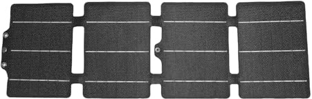 Xiuganpo 20W Foldable Solar Panel Charger with USB Type C Output, High Efficiency ETFE Portable Solar Panel, On the Go Charging Folding for Cell Phones Outdoor Camping