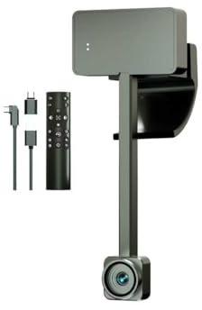 4K Webcam for PC with Remote Control, Ultra HD 1/2.55'' Sensor, Autofocus, 10x Digital Zoom, Low Light Performance, Streaming Webcam for PC/Video Calling/Zoom/Skype/Teams