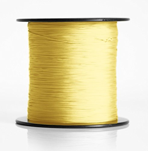 Schnur für Plissee, Rollo, Jalousette 0,8 mm Spannschnur Plisseeschnur zubehör (Gelb, 60 Meter)