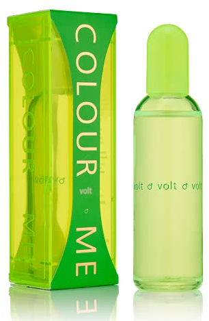 COLOUR ME Volt Profumo da uomo, Eau de Parfum 90 ml, fragranza di lusso - Dopobarba da uomo, persistente Fragranza di Milton-Lloyd, 90ml