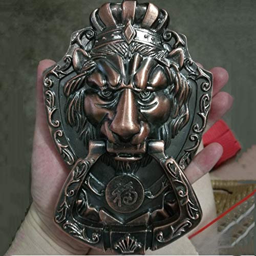 Löwe Türklopfer,Dekoration Metal Hardware Vordere türklopfer-A