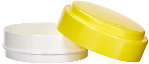 Kimmel Käsedose Camembertdose bruchsicher, Kunststoff, Gelb