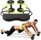 Fitnessgerät Bauchtrainer Fitness Zugseil Bauch Doppelrollen Roller Pull Trainer Abnehmen Übungen Kern Doppelrad Fitness Übung Bauchtrimmer - Armtrainer, Beintrainer, Rückentrainer, Bauchtrainer