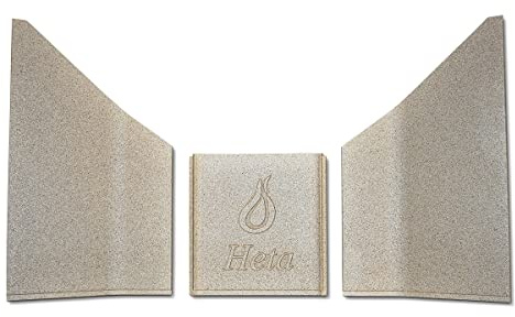 Feuerraumauskleidung für Heta Scan-Line 40 Kaminöfen - Vermiculite - 3-teilig
