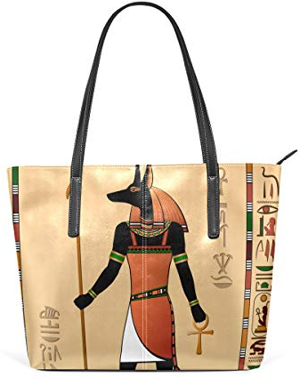 Fantazio Handtasche, ägyptische Wandbilder, Anubis