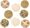 Jubaopen 8pcs Palla Rattan per Decorazioni Naturale Palline Rattan per Albero Artigianale Palline Rattan di Vimini Bianchi Rattan Balls Wicker Ball per Salute Animali Piccoli Matrimonio Casa