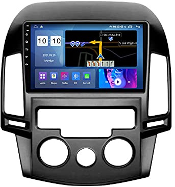Android 10.0 Autoradio per Hyundai I30 2007-2012 GPS Navigation 9 Pollici Touch Screen Bluetooth Car Stereo Player DSP Carplay con WiFi Radio FM USB+Telecamera Posteriore,M500s