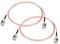 Superbat BNC Kabel 1m BNC Stecker auf Stecker Verlängerungskabel 50 Ohm CB Funk Koaxialkabel Low Loss für Antennen Scanner Router Zwei Wege Radio Walkie Talkie 2 Stück