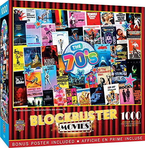 Master Pieces Puzzle Blockbuster Movies 70er 1000 Teile Filmklassiker