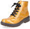 Rieker Damen Schnürstiefel 78240, Frauen Stiefel,uebergangsstiefel,uebergangsschuhe,schnürboots,halbstiefel,schnürung,gelb (68),41 EU / 7.5 UK