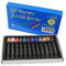 Bright Ideas Jumbo Oil Pastels - 12 Pack of Assorted Metallic Colours Oil Pastels Crayons - Intense Bright Colours - Perfect Oil Pastels for Kids, Artists and Students. BI8353.