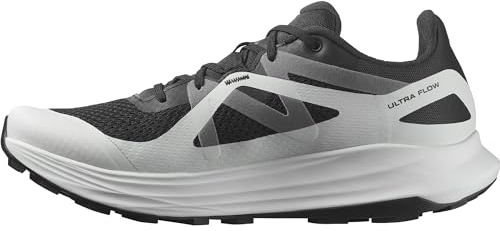 Salomon Herren Ultra Flow Hiking Shoe, Black Glacier Gray Quiet Shade, 42 2/3 EU