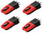 Azwamkue 4 Stück Plattenspieler Stylus Nadeln Plattenspieler für LP Ion Phonograph Plattenspieler