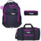Elephant 3 Teile Set Schulrucksack Hero Signature Rucksack + Sporttasche + Mäppchen 12609 (Tiff Lila 13015 Violett Black)