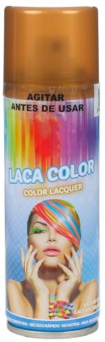 Spray Temporal con Color para Cabello - Efecto Vibrante, Fácil Lavado, Apto para Todos los Tipos, Secado Rápido, Ideal para Fiestas y Eventos, 125ml (Color Marron, 1 unit)