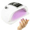 SUNORISE - Lampada Uv Led Unghie - 5 Timer, Display, 45 Led, Sensore, 48W/220W - Fornetto Unghie Semipermanente, Professionale e Portatile - Lampada Led Unghie x Nail Art, Smalto Gel, Acrygel, Polygel